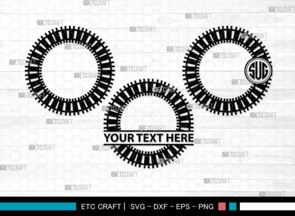 Download Train SVG Monogram, Train Silhouette - Premium Bundle