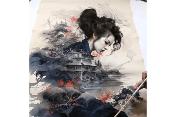 Download Amsterdam Acrylic Ink Sesshu Painting - Premium Resources