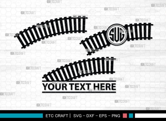Download Vintage Train SVG Monogram - Premium Resources